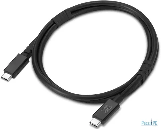 Lenovo USB4 40Gbps USB-C to USB-C Cable 1m Black