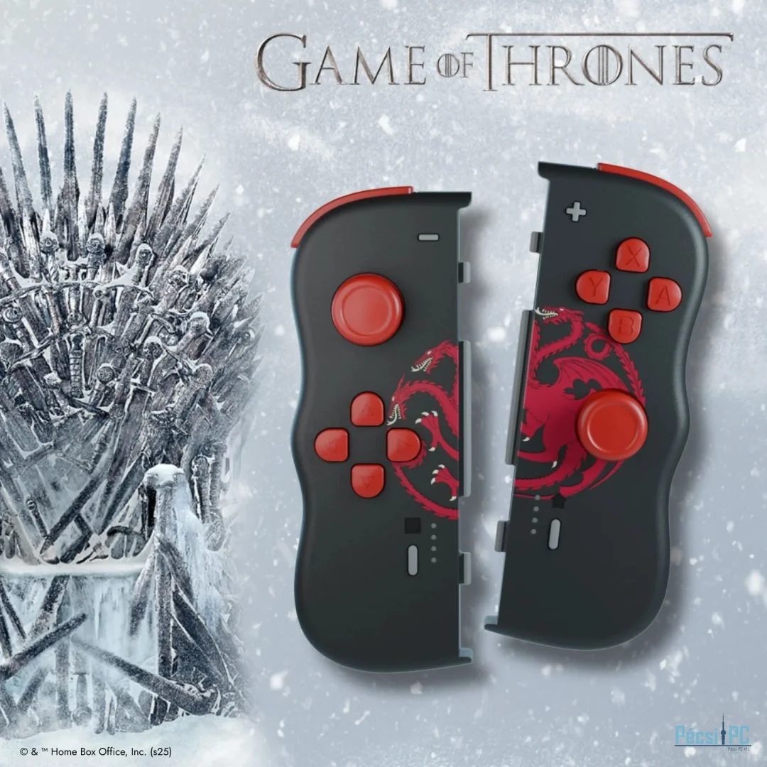 Lexip Twinpads Bluetooth Gamepad Game of Thrones Targaryen Black