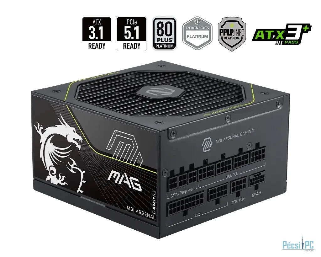 Msi 1000W 80+ Platinum MAG A1200PLS