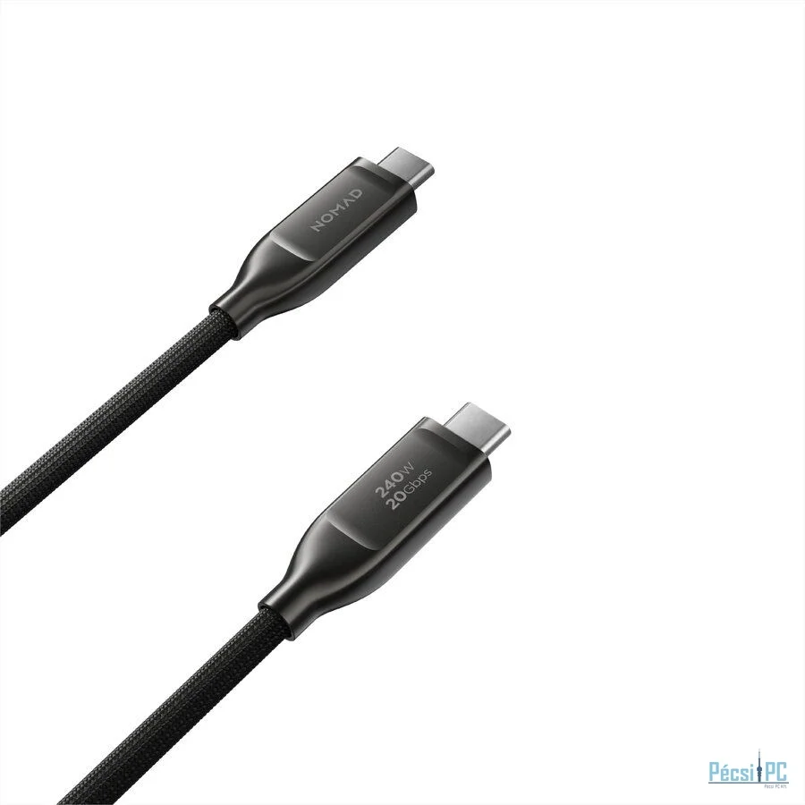Nomad USB4 USB-C to USB-C braided cable 1m Black
