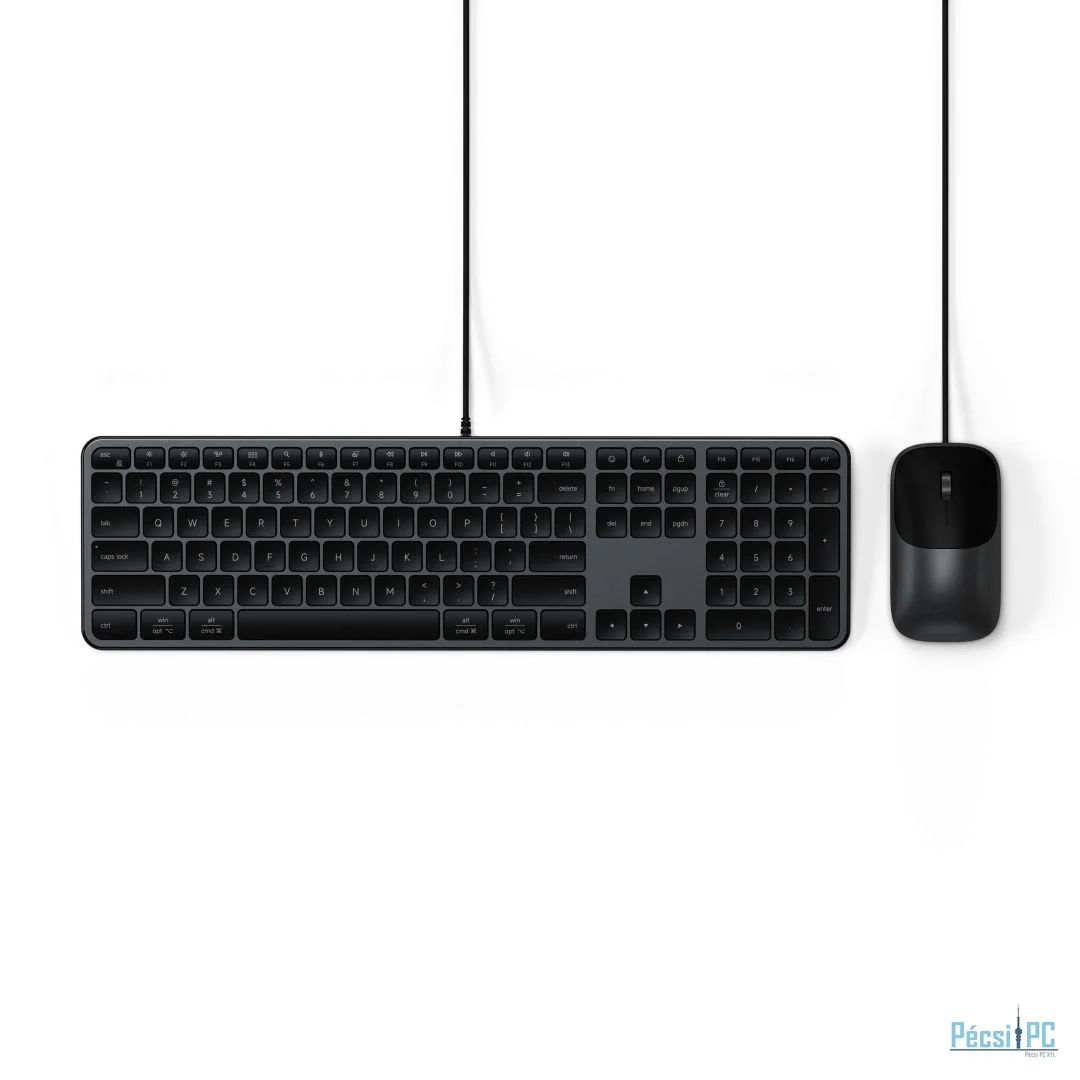 Satechi Slim CLX3 Wired Keyboard Combo US Space Black