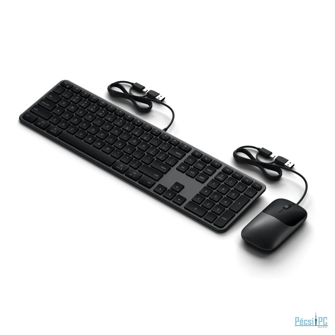 Satechi Slim CLX3 Wired Keyboard Combo US Space Black