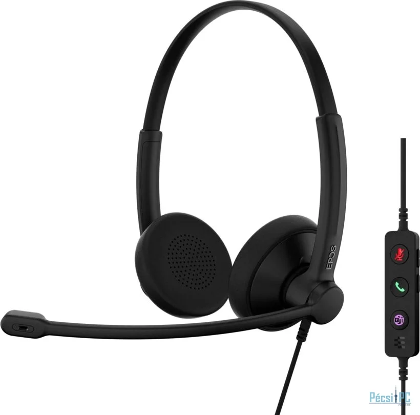 Sennheiser / EPOS Impact 100 Microsoft Teams Stereo USB-C/A Headset Black