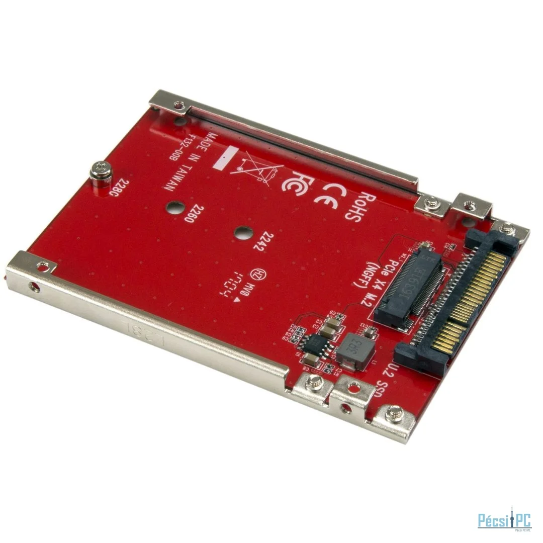 Startech M.2 to U.2 Adapter Red