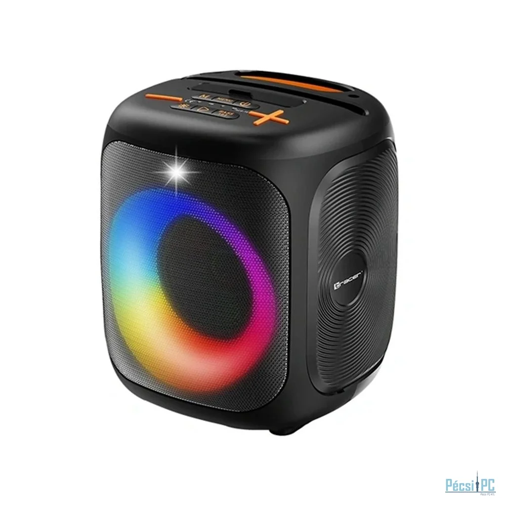 Tracer Cube 20 RGB Bluetooth Speaker Black