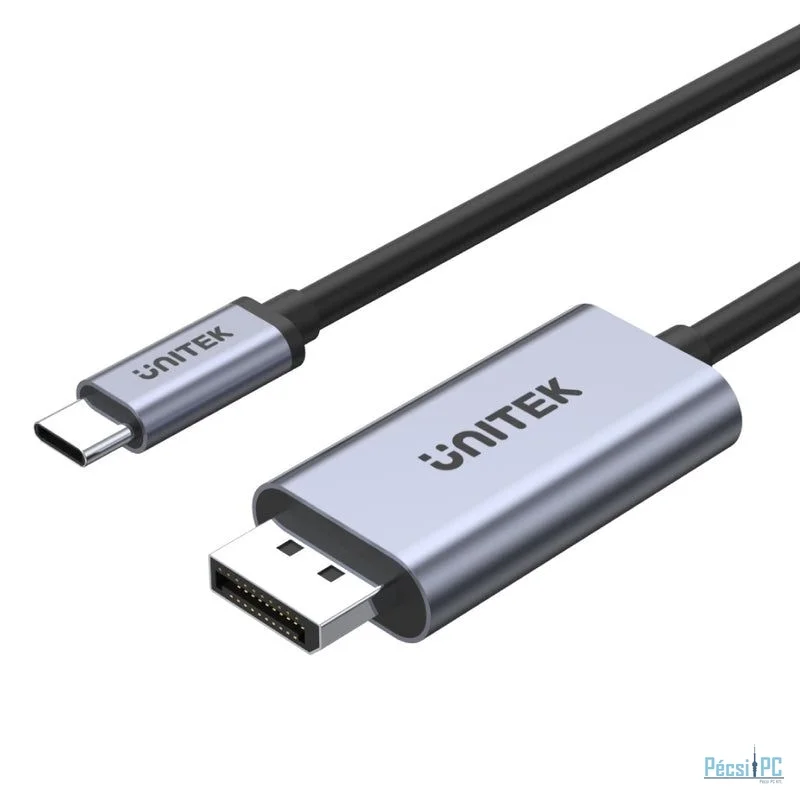 Unitek 4K 60Hz USB-C to DisplayPort 1.2 Cable 2m Space Grey