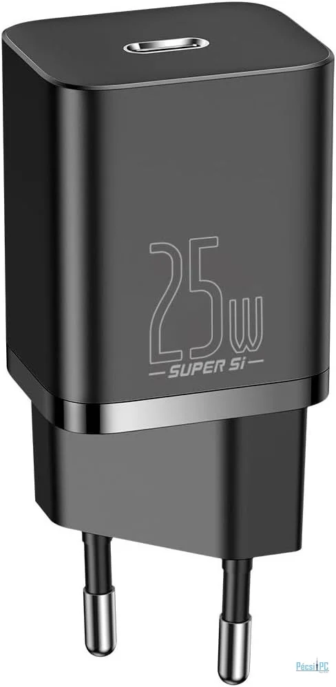 Baseus Super Si Adapter 25W USB-C Black
