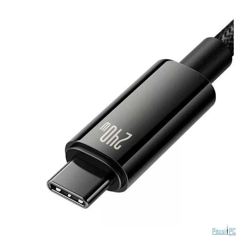 Baseus Tungsten Gold USB-C to USB-C 240W Cable 1m Black
