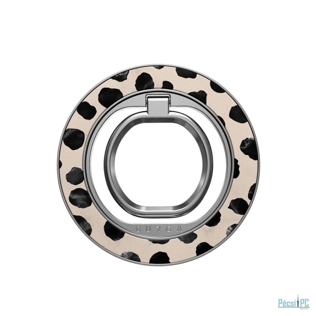 Burga Magnetic Ring Holder Silver Almond Latte