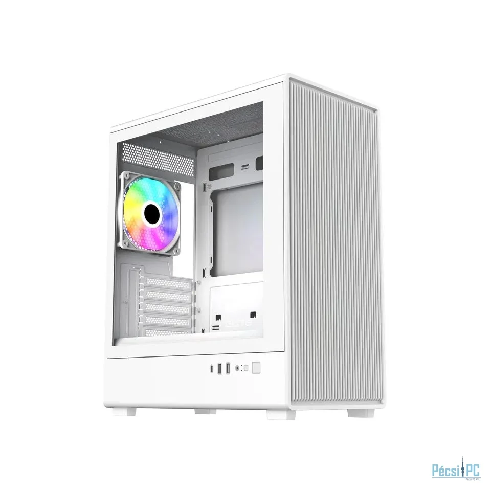 Cooler Master Elite 350 Tempered Glass White