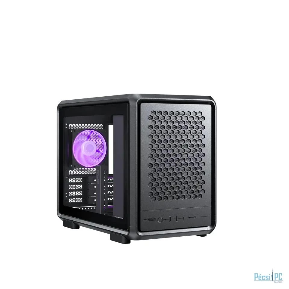Cooler Master MasterFrame 400 Mesh Tempered Glass Black