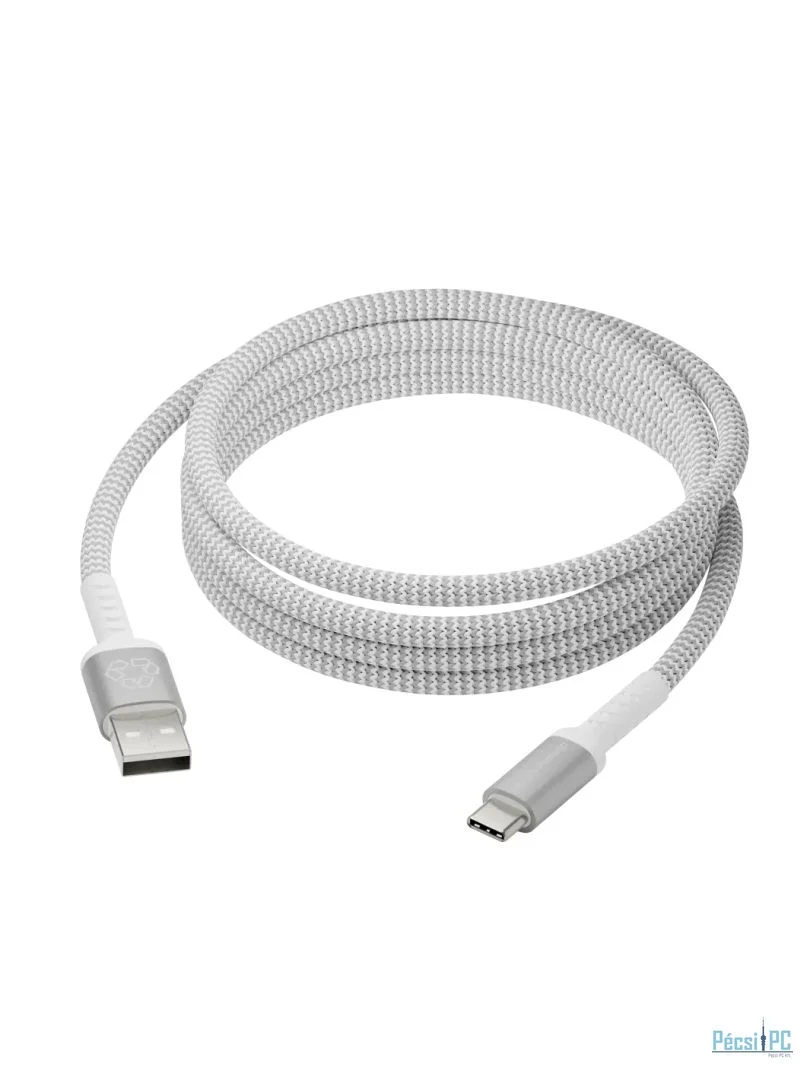 dbramante1928 re-charge Pro USB-A to USB-C Braided Cable 2,5m White