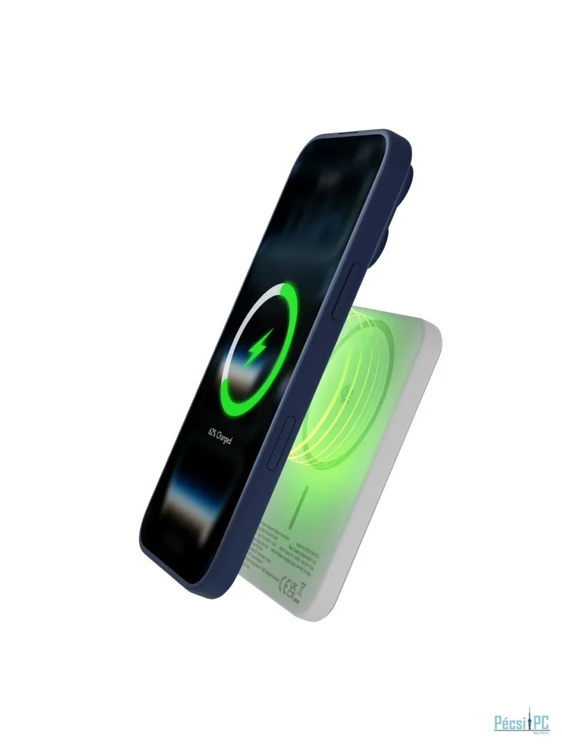 dbramante1928 re-charge Wireless Slim 5000 mAh Power Bank White