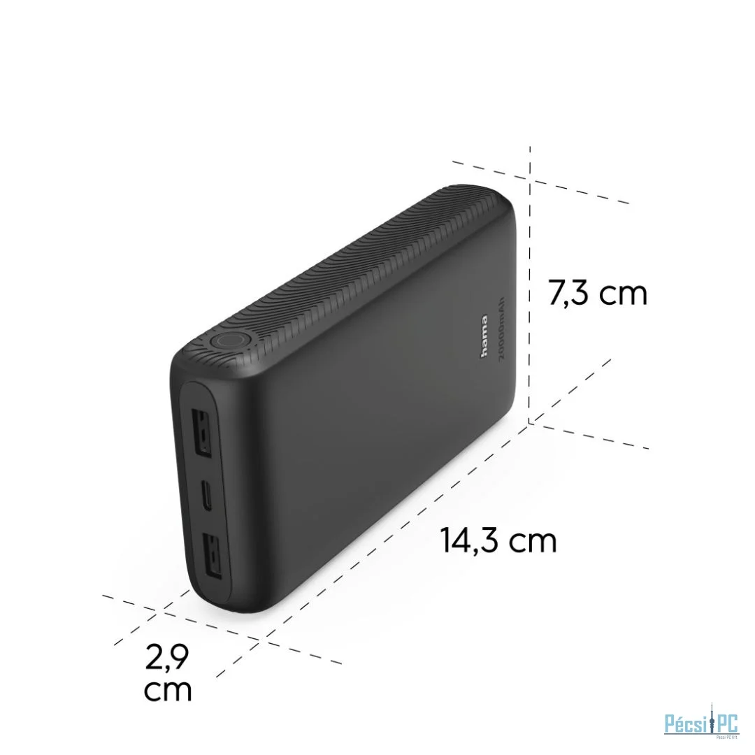 Hama New Performance 20 20000mAh PowerBank Black