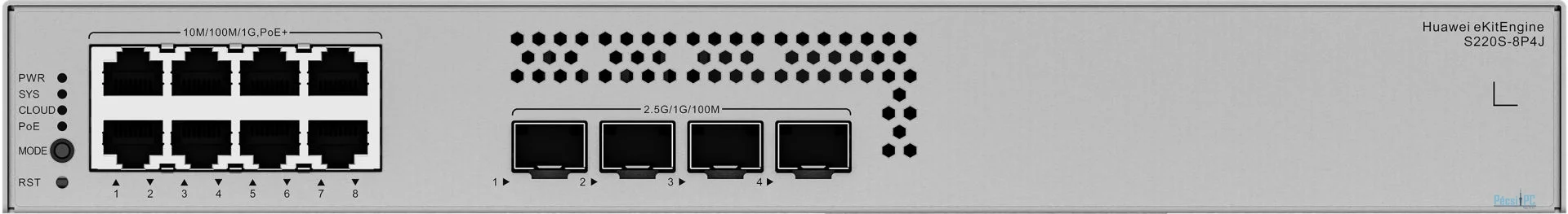 Huawei eKitEngie S220S-8P4J 8xGigabit ports (128W PoE+) Switch