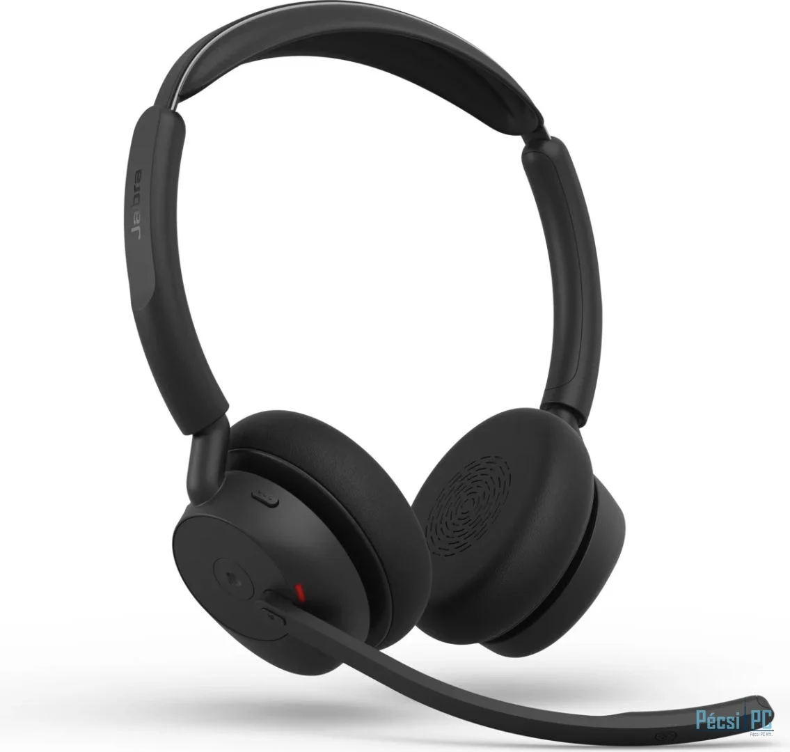 Jabra Evolve3 45 MS Stereo Link 390a Wireless Bluetooth Headset Black