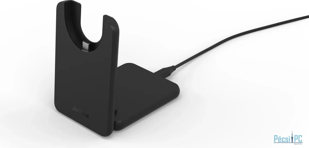 Jabra Evolve3 45 MS Stereo Link 390a Wireless Bluetooth Headset + Stand Black