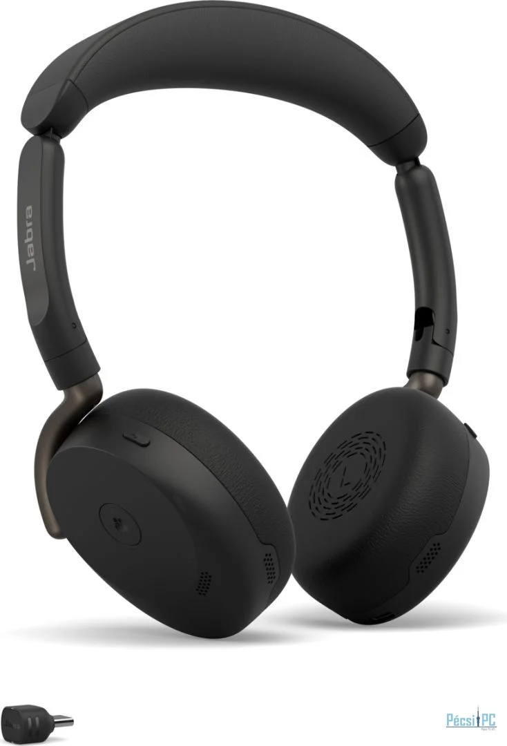 Jabra Evolve3 65 Flex UC Stereo Link390c Wireless Bluetooth Headset Black