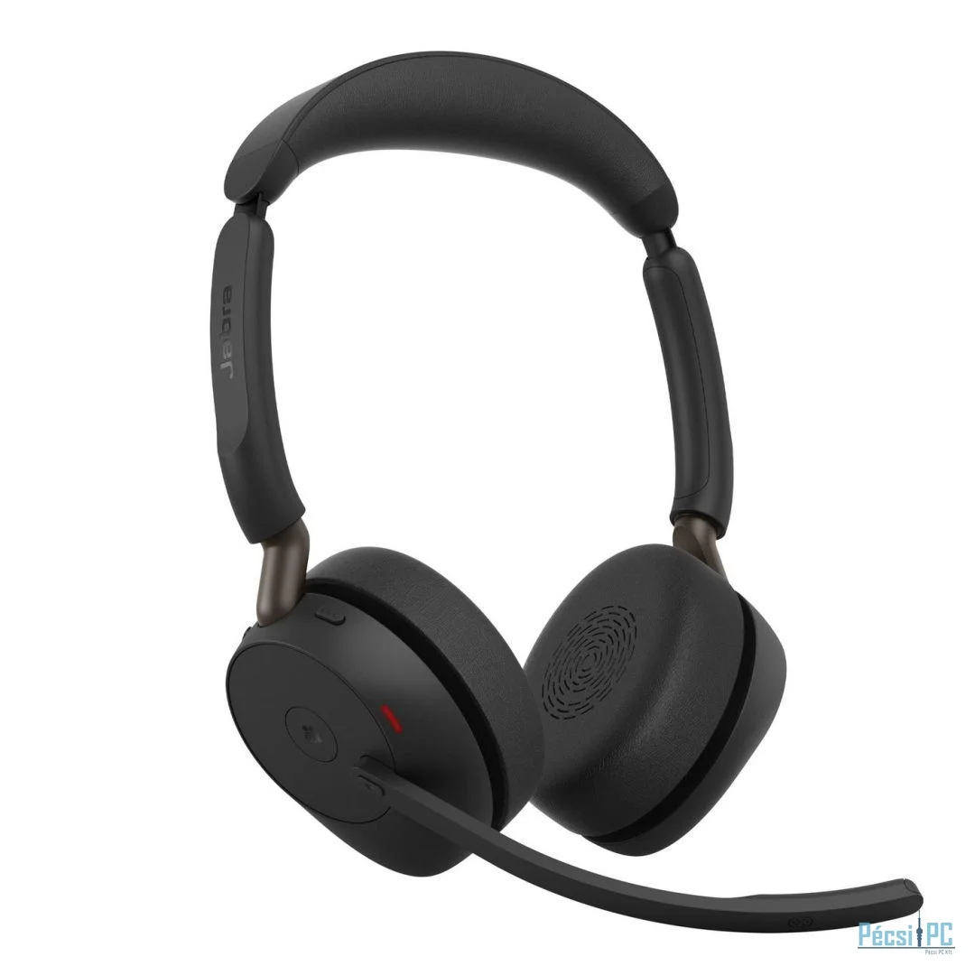Jabra Evolve3 65 UC Stereo Link 390a Wireless Bluetooth Headset Black