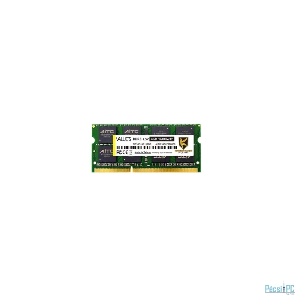 Kingsman 8GB DDR3 1600MHz SODIMM Values