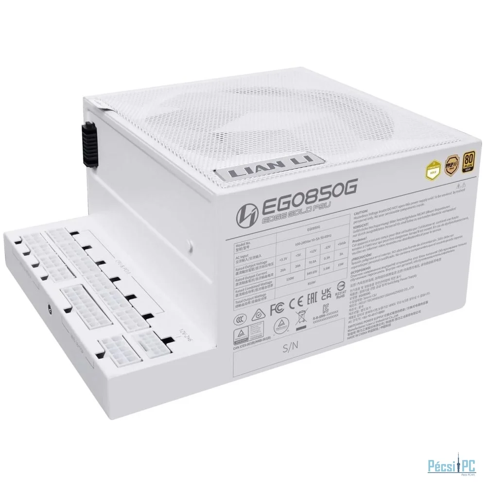 Lian Li 850W 80+ Gold Edge Gold White