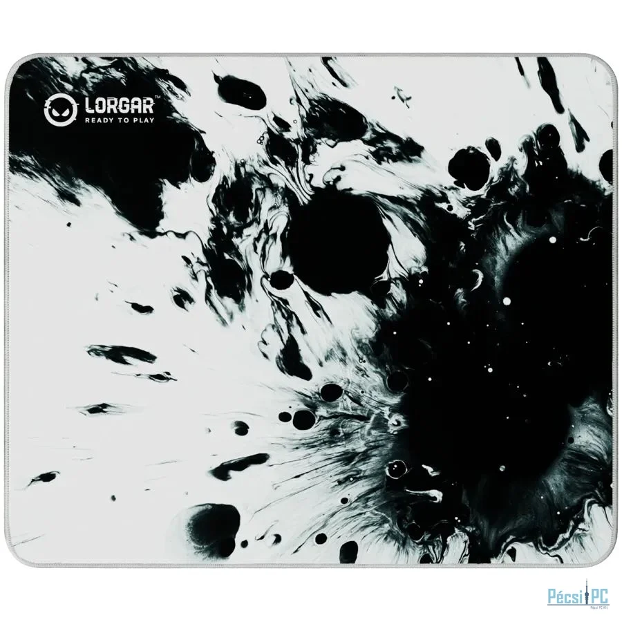 LORGAR MPA14L Egérpad Black/White