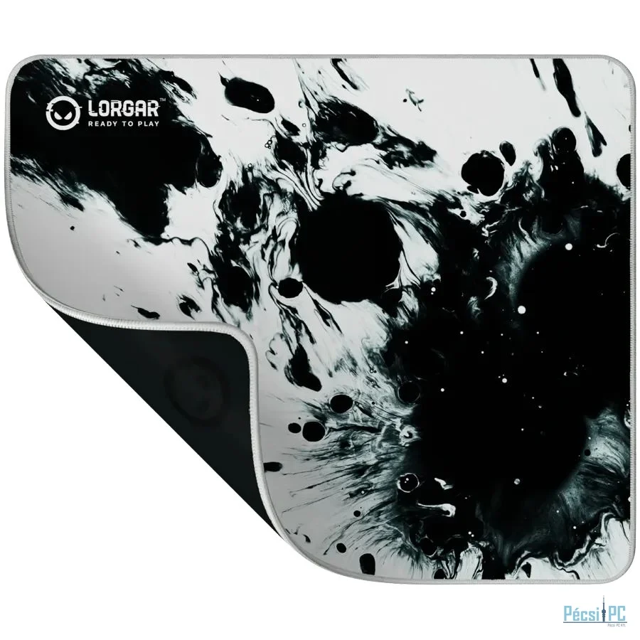 LORGAR MPA14L Egérpad Black/White