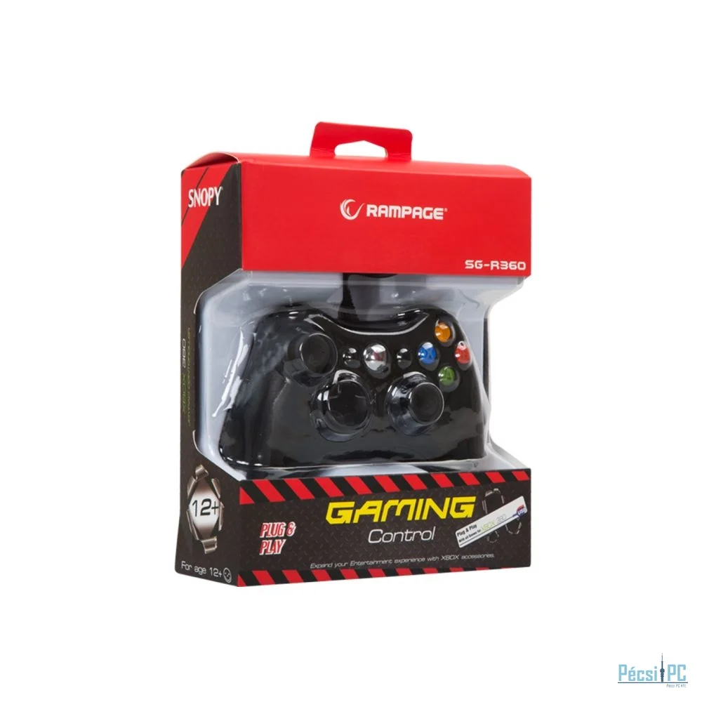 Rampage SG-R360 USB Gamepad Black