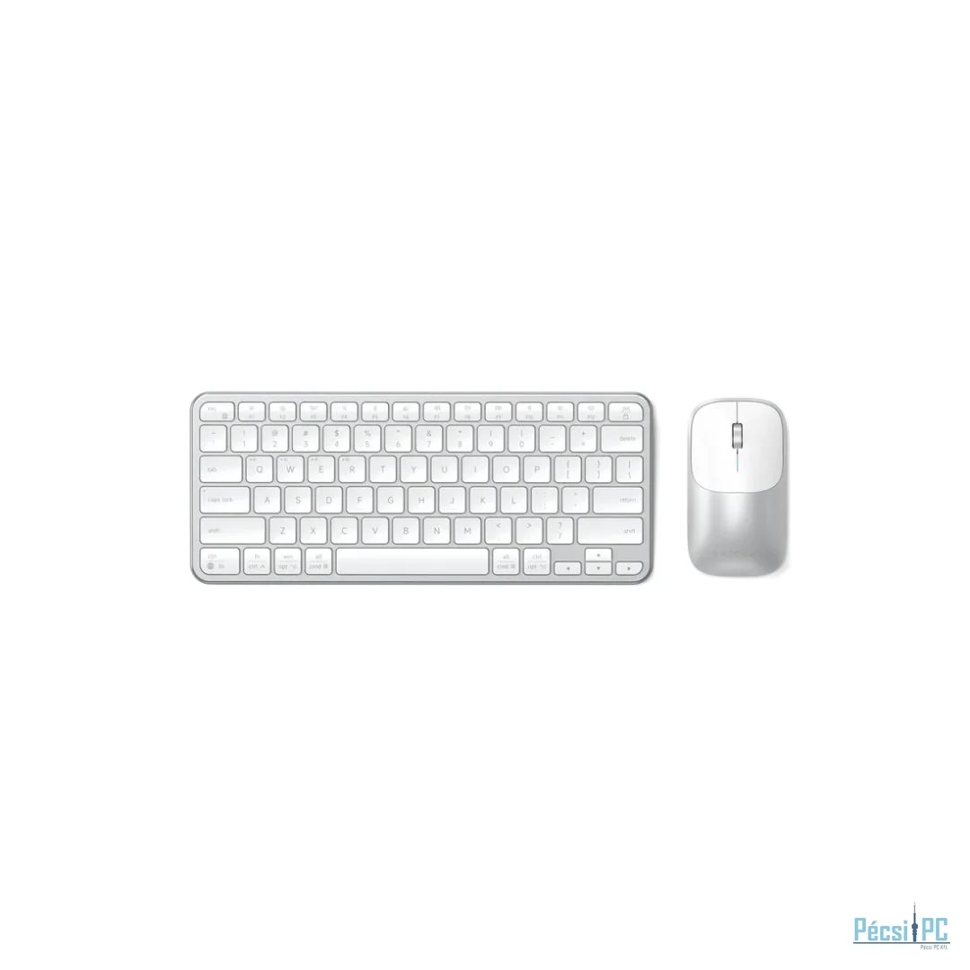 Satechi Slim CEX1 Wireless Bluetooth Keyboard Combo Silver US