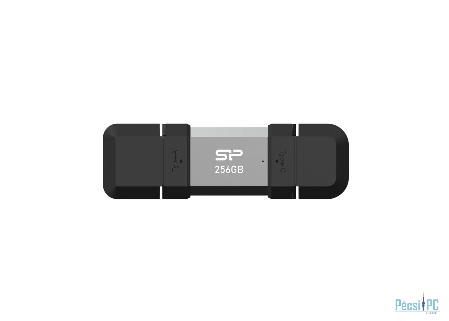 Silicon Power 256GB Mobile C51 OTG USB3.1 Black/Silver