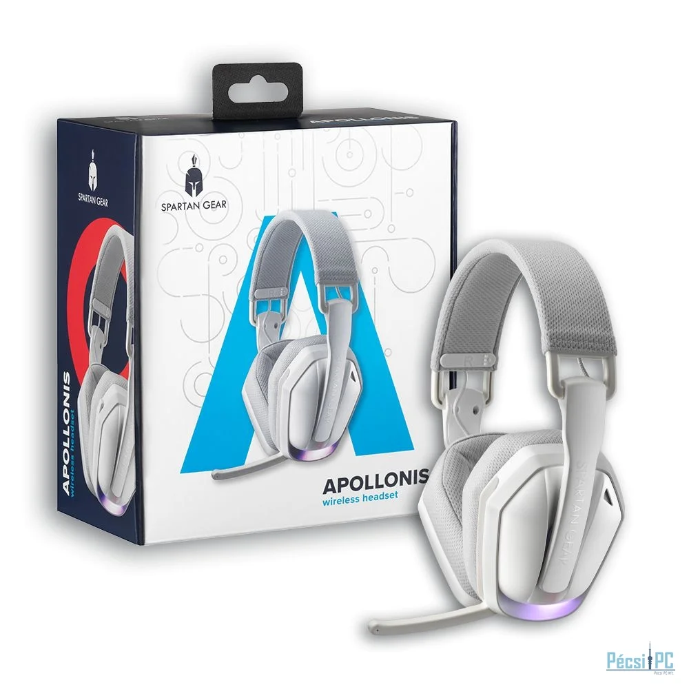 Spartan Gear Apollonis Wireless Bluetooth Gaming Headset White