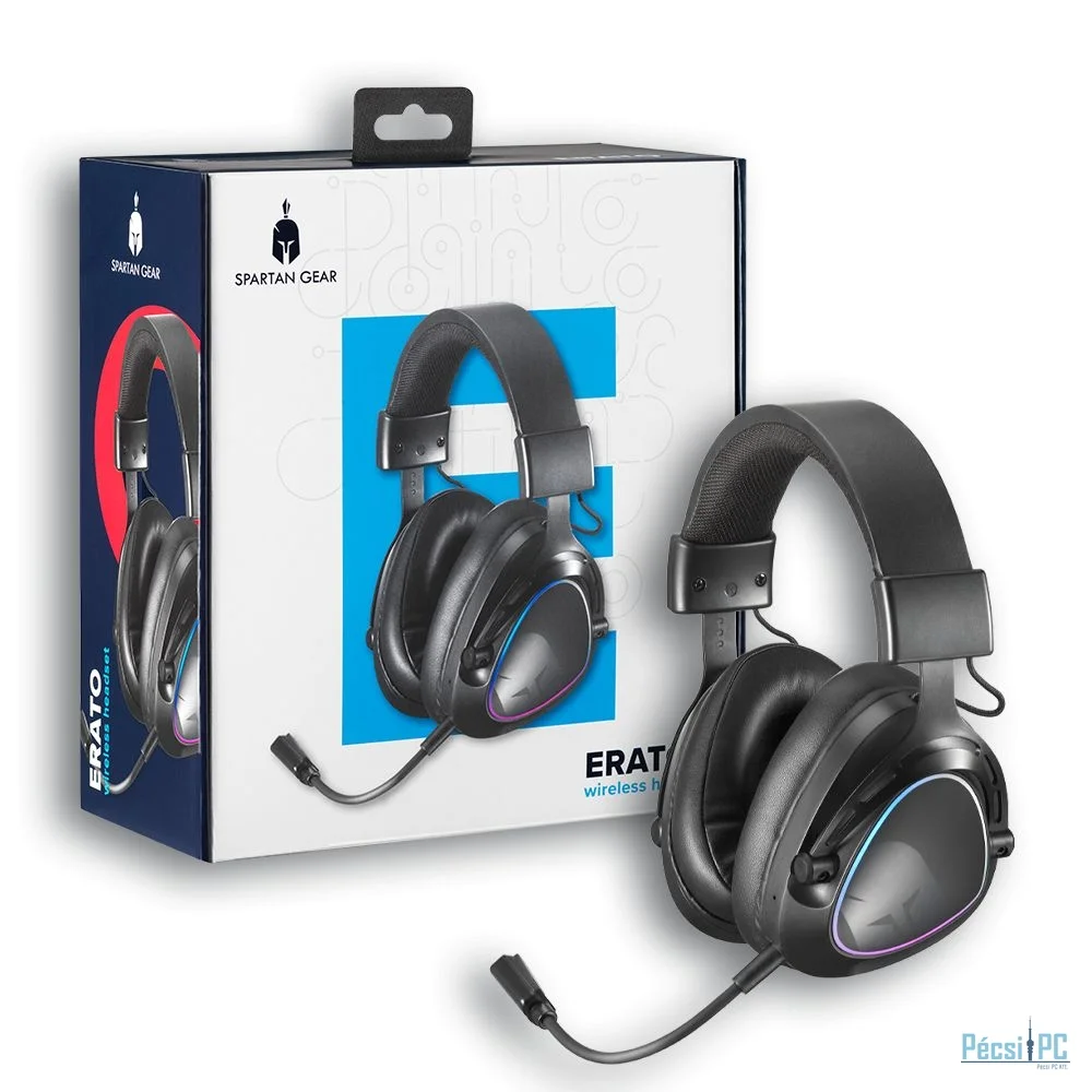 Spartan Gear Erato Wireless Bluetooth Gaming Headset Black