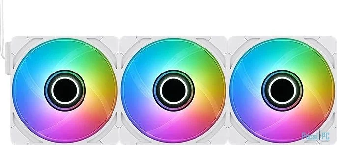 Thermaltake CT140 EX Infinity ARGB Sync PC Cooling Fan Snow White (3-Fan Pack)
