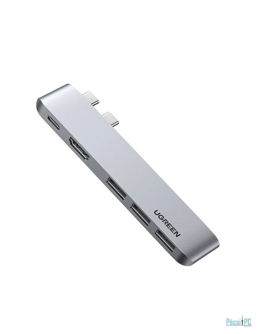 UGREEN CM251 60559 Laptop Dock/Port Replicator Silver