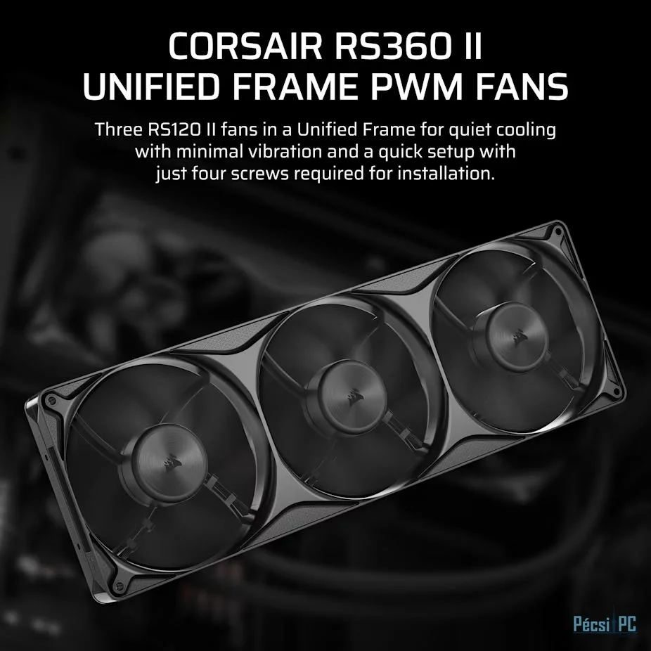 Corsair RS360 II Unified Frame PWM Black