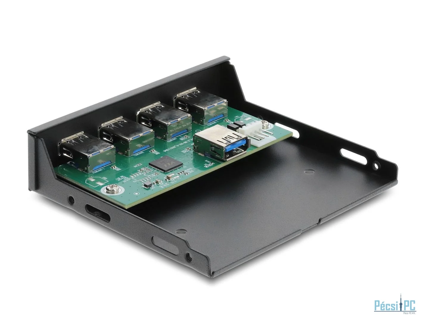DeLock Front Panel 3.5″ USB 5Gbps 4xUSB Black
