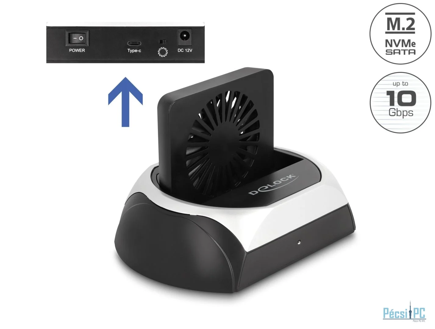 DeLock USB 10 Gbps Docking Station for 2,5″/3.5