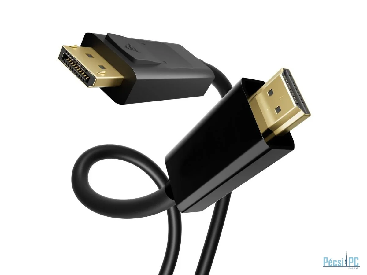 EQuip DisplayPort male to HDMI male 4K Adapter Cable 3m Black