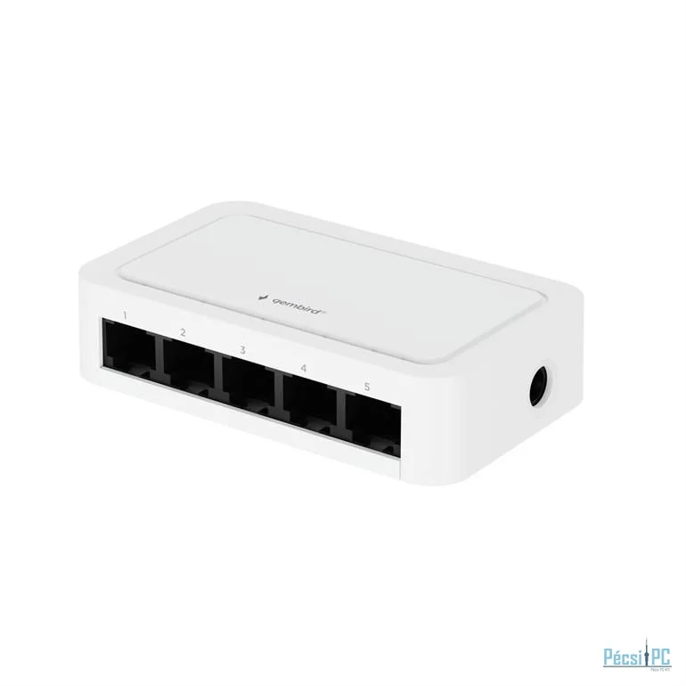 Gembird NSW-G5-02 5-port Gigabit LAN switch White