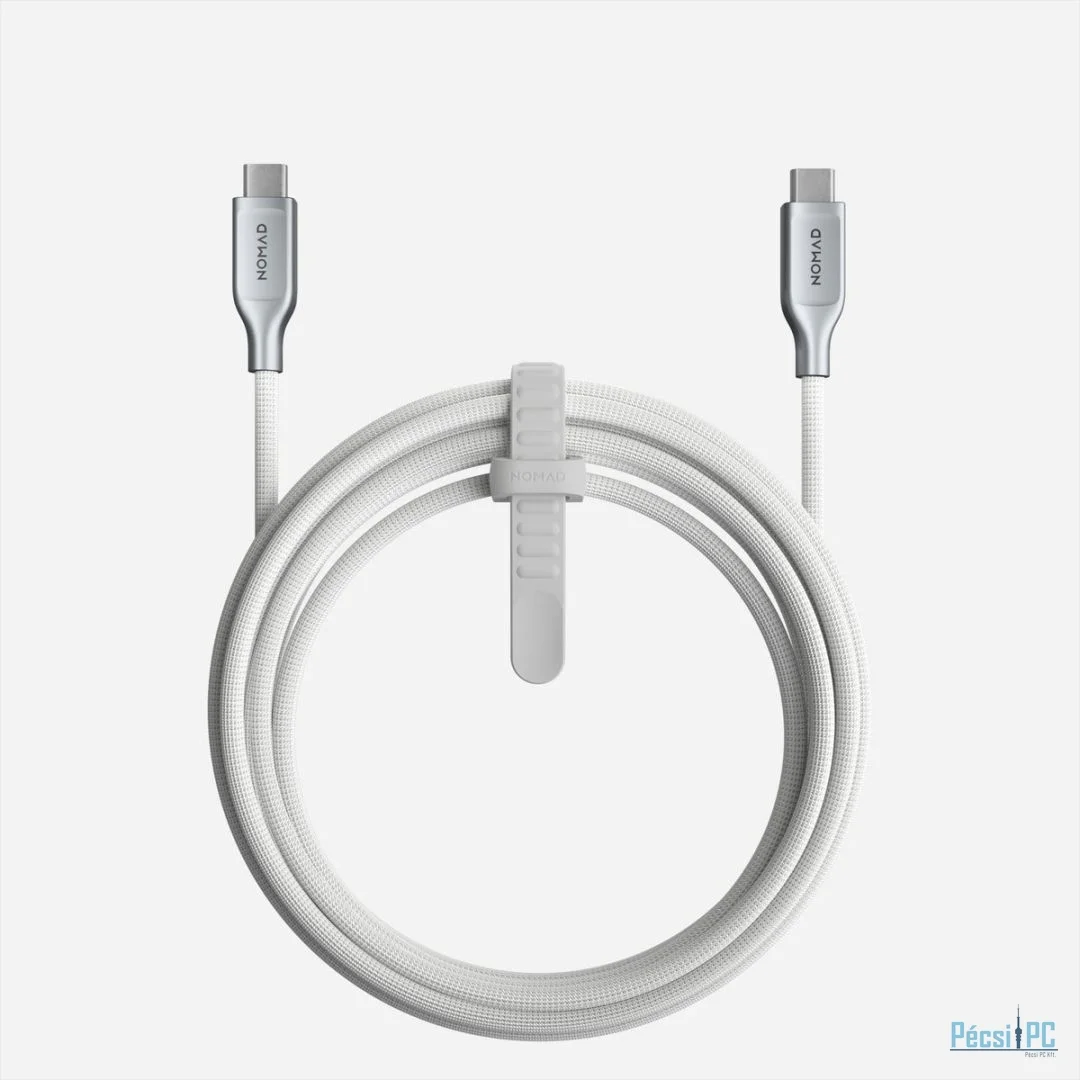 Nomad Kevlar USB-C to USB-C cable 3m White