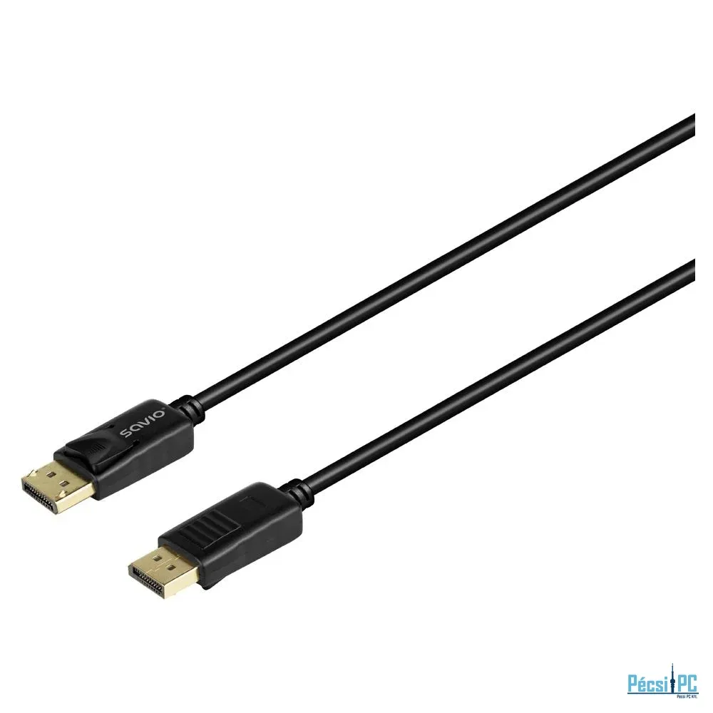 Savio CL-204 DisplayPort v1.4 cable 1m Black