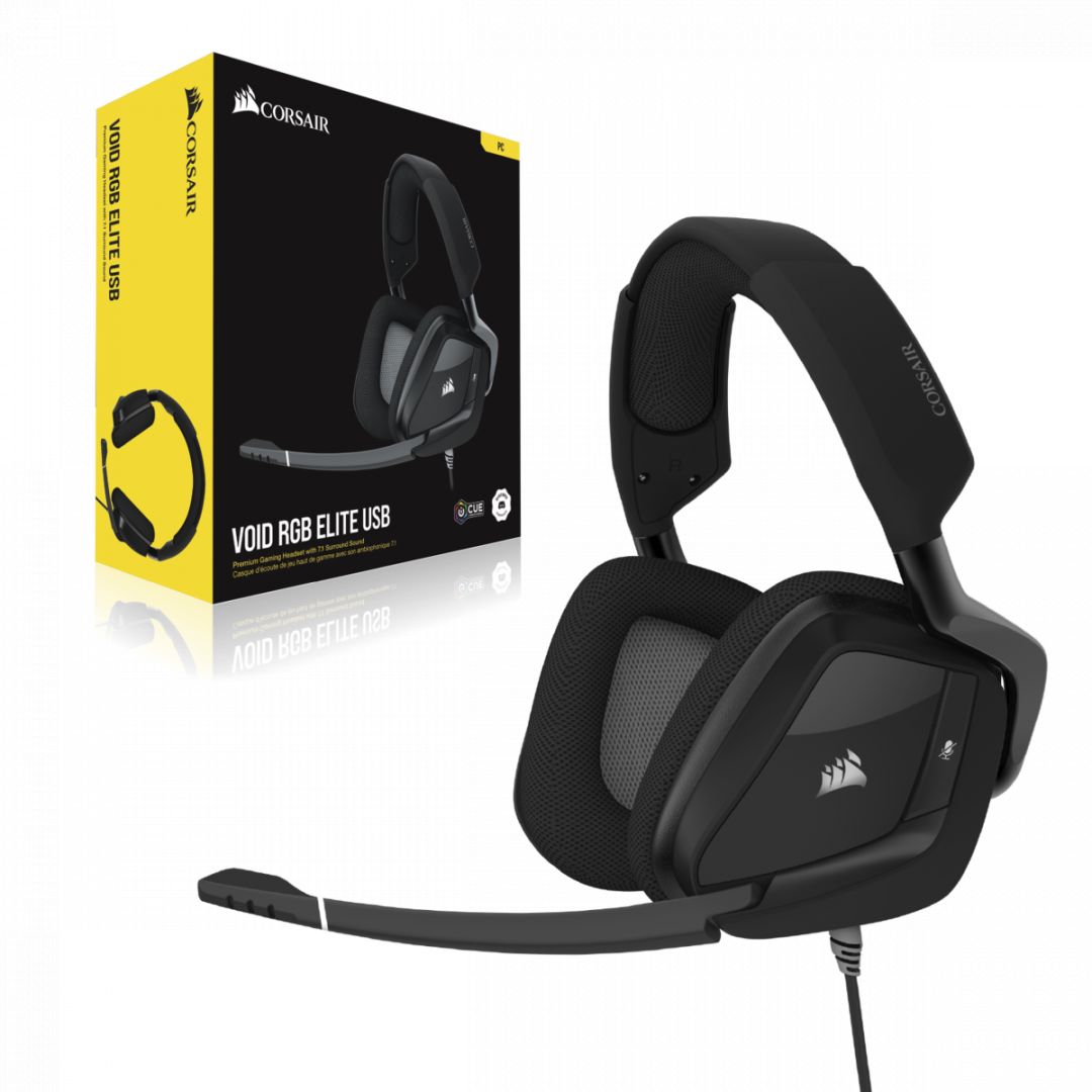 Corsair Void RGB Elite USB 7.1 Gaming Headset Carbon