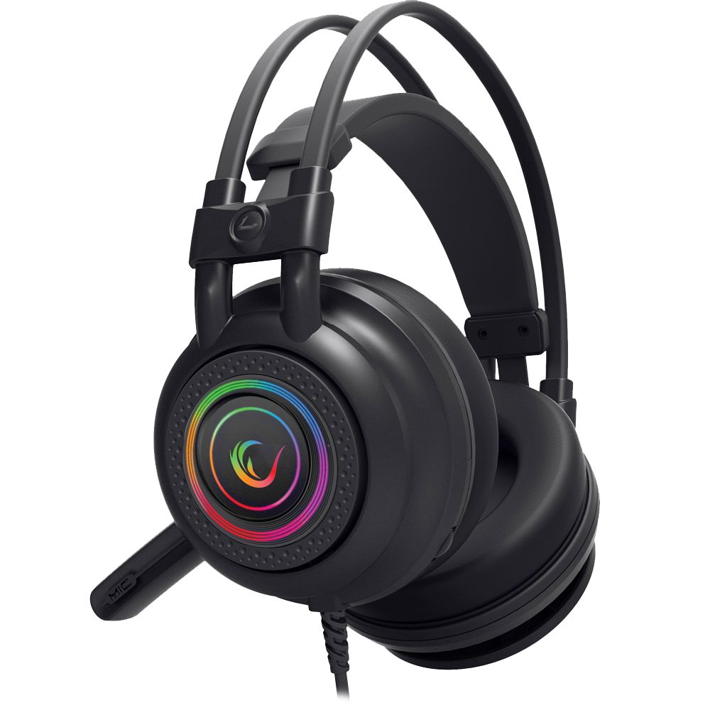 Rampage RM-K2 X-Quadro RGB Headset Black