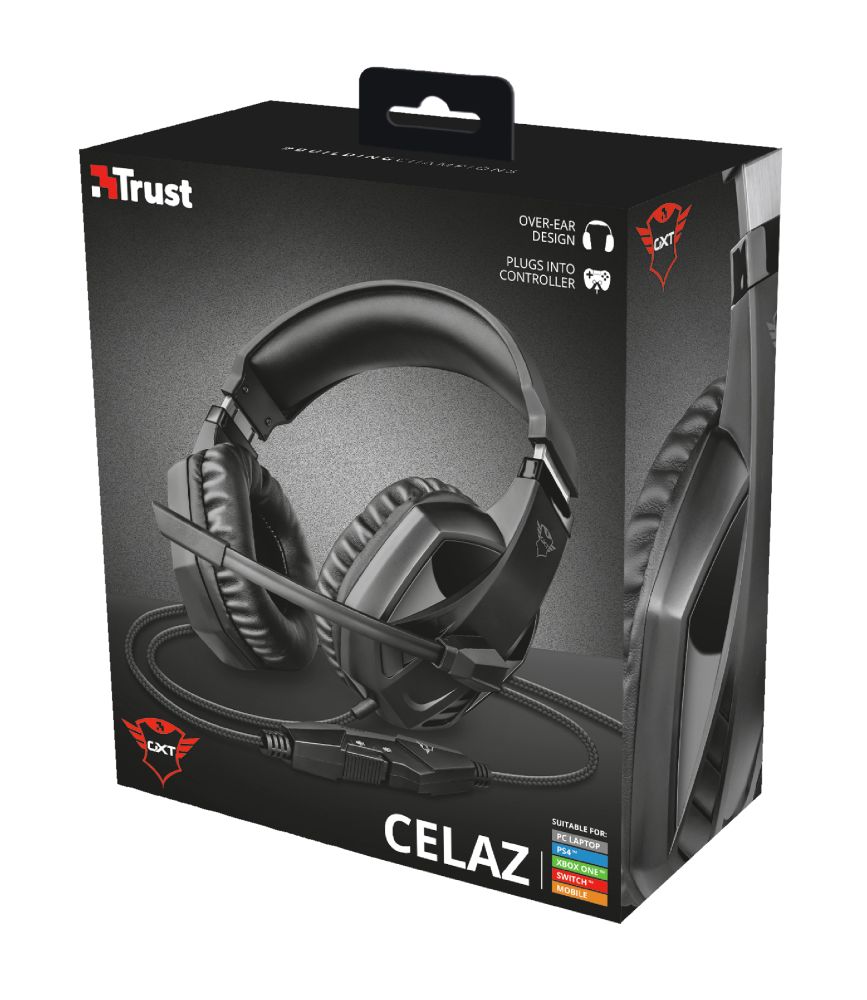 Trust GXT 412 Celaz Multiplatform Gaming Headset Black