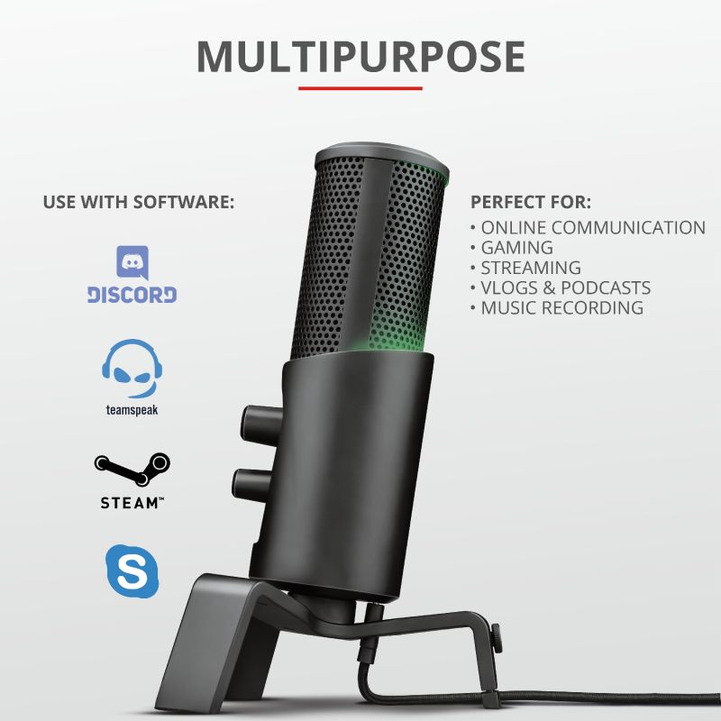 Trust GXT 258 Fyru USB 4-in-1 Streaming Microphone