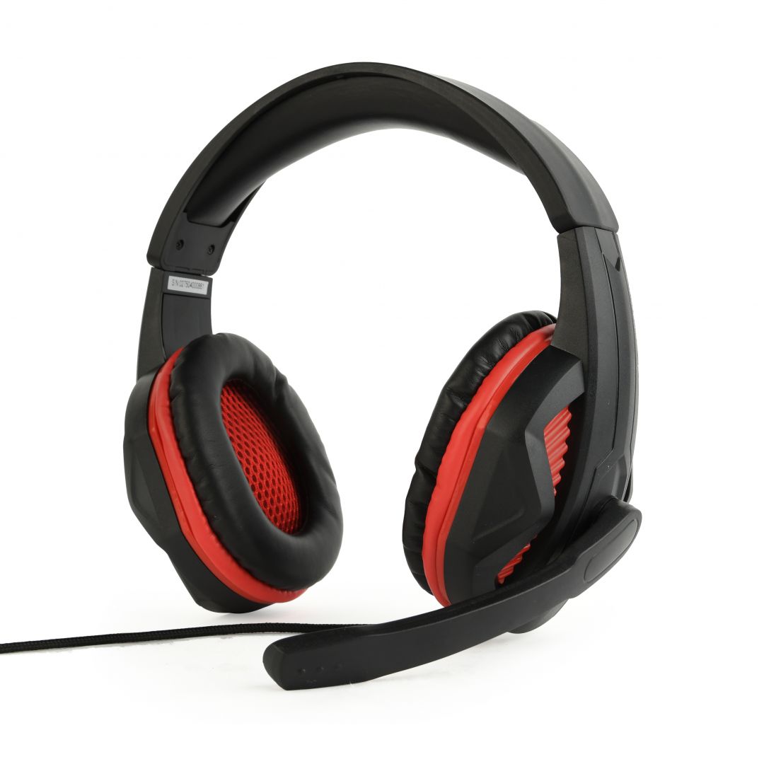 Gembird GHS-03 Gaming Headset Matte Black/Red