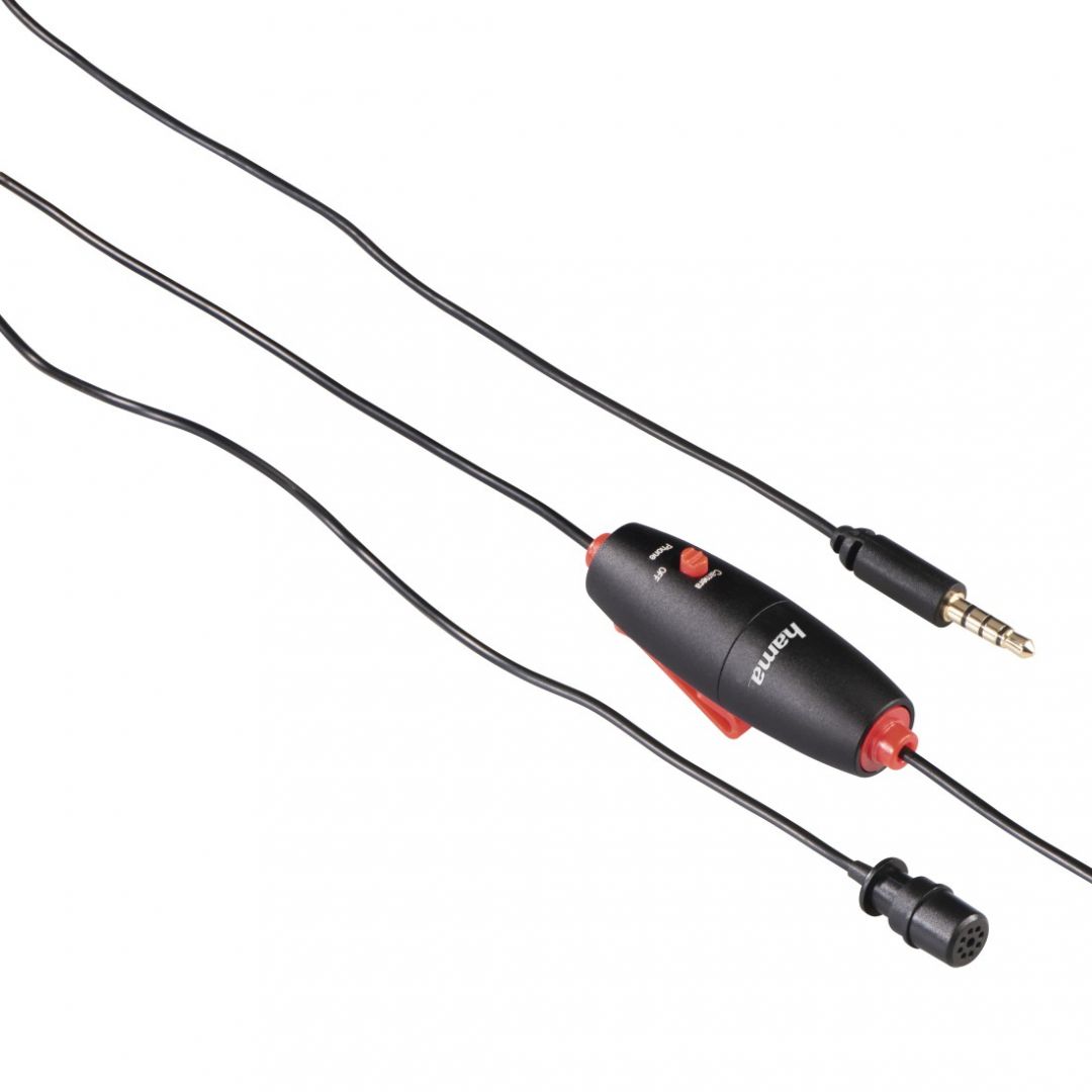 Hama Smart Lavalier Microphone Black