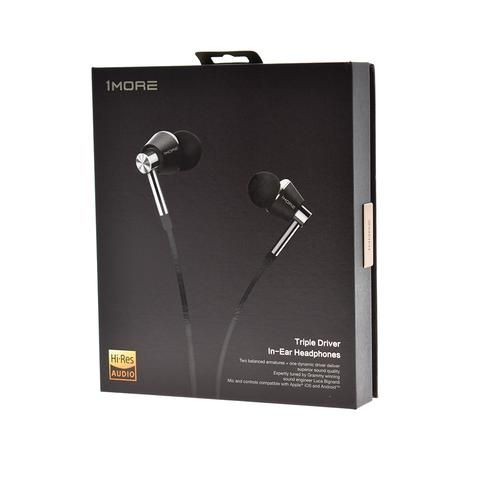 1More Triple Driver In-Ear Headset Silver