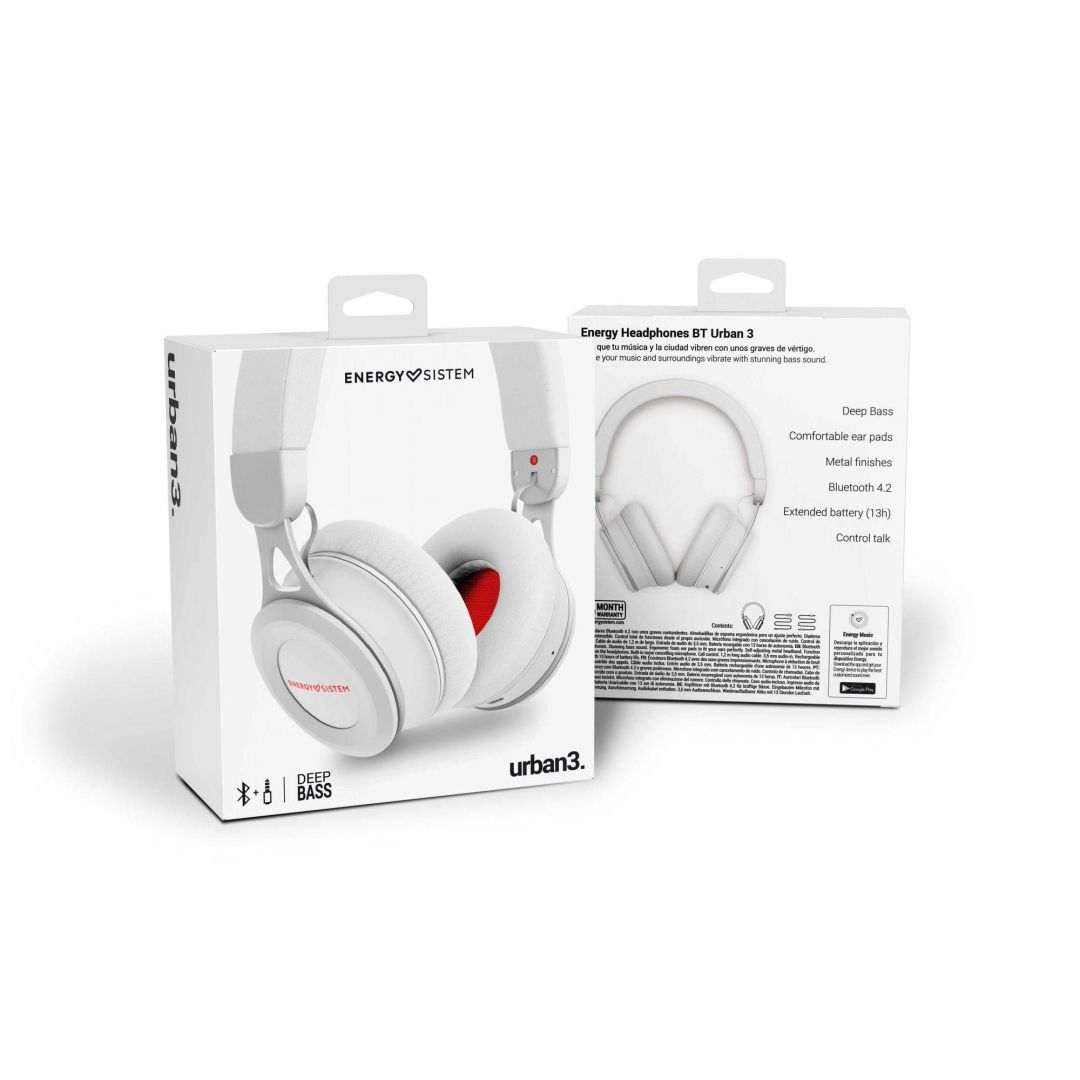 Energy Sistem Urban 3 Bluetooth Headset White