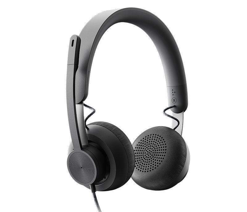 Logitech MSFT Teams Zone Wired Headset Black